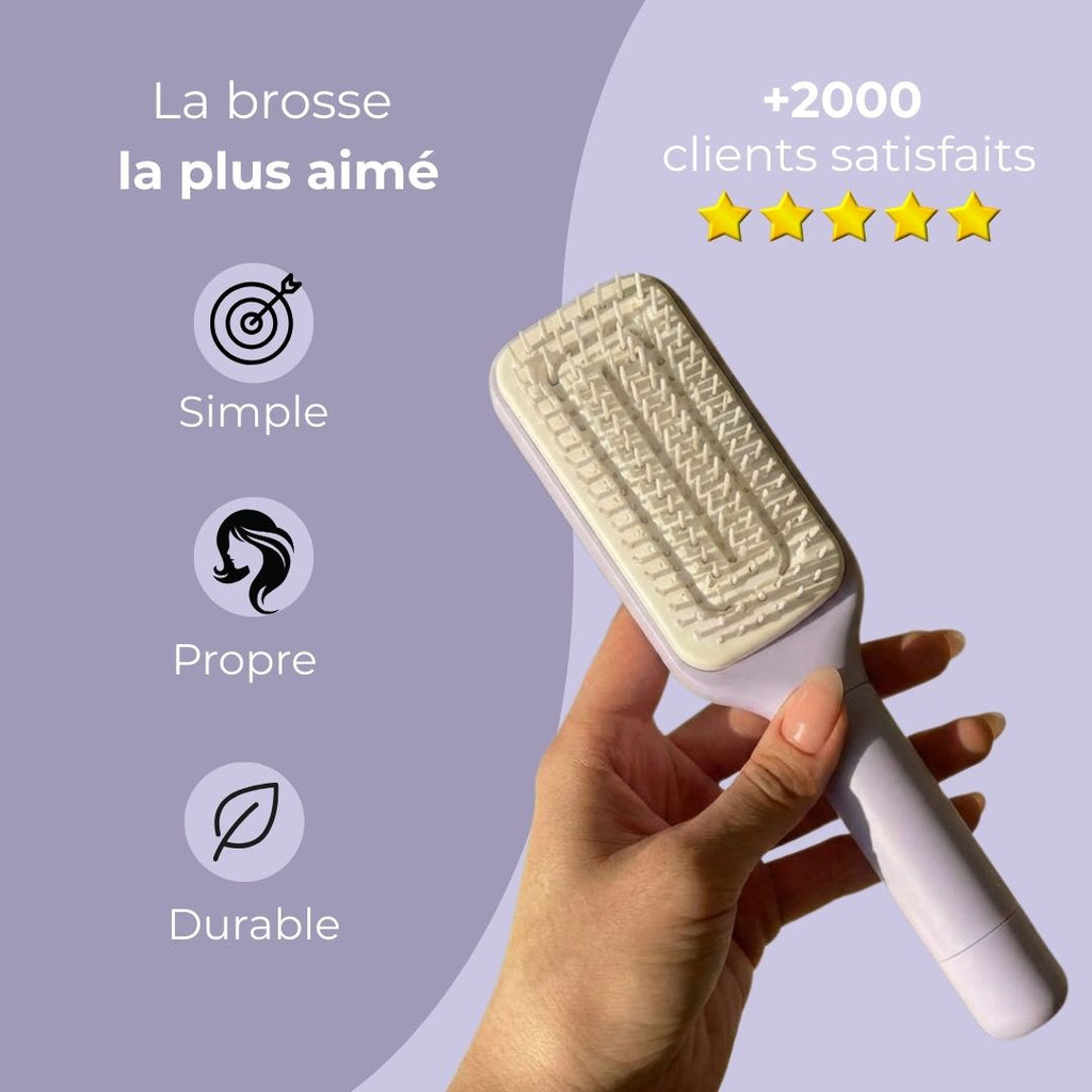 Brosse à cheveux anti-gras