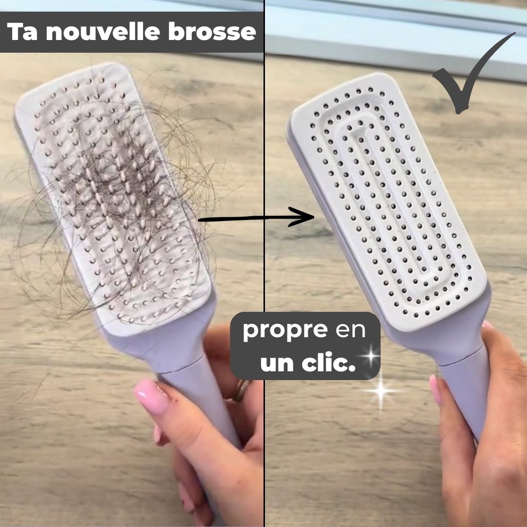 Brosse à cheveux anti-gras